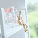 Glass Mug with Flowers 9