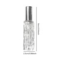 Glass Perfume Spray 10 ml Refillable Bottle with Aluminium Pump Travel Flacon for Fragrance or Air Freshener 2