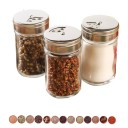 Glass Spice Jar Set of 6 3
