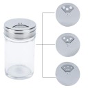 Glass Spice Jar Set of 6 5