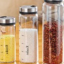 Glass Spice Jar 6