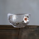 Glazen beker met bloem 6