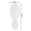 Glazen dubbelzijdige voetvijl 12,8 x 5,2 cm Eelt- en dode huidverwijderaar Exfoliërende pedicure hielverzorgingstool 2