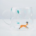 Glazen mok met dieren 7