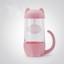 Glazen mok met kattenvormig filter 8