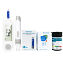 Glicemie digitală pentru testarea glucozei la domiciliu + 50 de benzi de testare, lancete și dispozitiv de înțepare 2