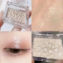 Glitrende ansigts highlighter perlemorslysende øjenskygge skinnende ansigts highlighter pudder 2