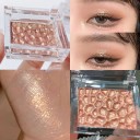 Glitrende ansigts highlighter perlemorslysende øjenskygge skinnende ansigts highlighter pudder 4