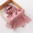 Glitrende chiffon hijab 175x75 cm med let gennemsigtig struktur til hverdagsbrug og sociale anledninger 2