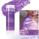 Glitter i stift 6,7 x 2 cm Glitterstift til ansigt, krop og hår Oplysende kosmetisk glitter Fin glans make-up 9