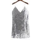Glitter minikjole til kvinder 5