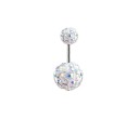 Glitter navlepiercing 2