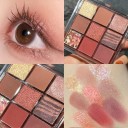 Glitter øjenskyggepalette 9 farver glitter øjenskygge skinnende øjenskygge ultrapigmenterede øjenskygger 6