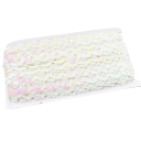 Glitterkantlint 1,5 cm x 2 m Polyester decoratieve tape met glitter voor het versieren van jurken, kleding, modeaccessoires en trouwdecoraties 2
