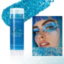 Glitters in een stick 6,7 x 2 cm Glitterstick voor gezicht, lichaam en haar Verhelderende cosmetische glitters Fijne glans make-up 6
