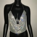 Glittertopp för kvinnor 8
