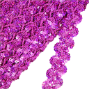 Glittrande spetsband 1 cm x 11 m Polyester dekorativ spets med paljetter för dekoration av klänningar, kläder, kostymer, textilier, sybehör 4