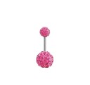 Glittrig navelpiercing 5