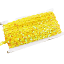 Glittrig spetsband 1,5 cm x 5 m Polyester dekorativt band med glitter för dekoration av kläder, modeaccessoarer och dekorationer 6