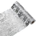 Glitzernde dekorative Netzware für Tische 28 × 275 cm Folien-Glitzerrolle für Tischdekorationen für Hochzeiten, Geburtstagsfeiern und Partys 1