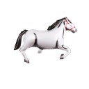 Globo de foil en forma de caballo 83 × 58 cm Globo decorativo de fiesta con motivo de caballo para celebraciones infantiles y decoración temática de cumpleaños 1
