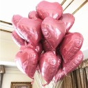 Globo de foil en forma de corazón Decoración romántica para celebraciones y ocasiones especiales Foil de aluminio brillante Tamaño 45 x 45 11
