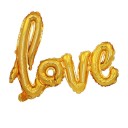 Globo inflable LOVE para decoración de San Valentín, fiesta, letrero con forma de globo, decoración romántica, celebración de bodas, aniversario, 73 x 43 cm 3