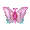 Globo mariposa 79 × 52,5 cm Decoración de fiesta en forma de mariposa con antenas Gran decoración de cumpleaños para la decoración de fiestas 2