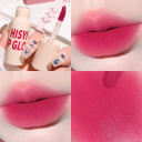 Gloss à lèvres mat et satiné Rouge à lèvres liquide longue tenue Texture douce Effet hydratant Maquillage résistant Cosmétique pour un maquillage 6