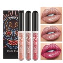 Glossy Lipstick Set Glitter Waterproof Lipstick Long Lasting Lipstick 3 st 1
