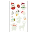 Glow in the Dark Christmas Temporary Tattoo 8