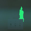 Glow-in-the-Dark Sticker Above Switch 8
