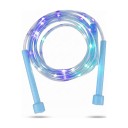 Glowing LED Jump Rope for Children 270 cm Transparent PVC Rope with Colourful Lights Button on the Rope for Playing and Exercising 3