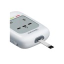 Glukomer na meranie glukózy 20–600 mg/dL 1,1–33,3 mmol/l 5s test 1 μl vzorka 500 pamätí Sada 50 prúžkov a 50 lanciet s perom a PU sáčkom Bez batérie 3