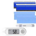 Glukometer na meranie hladiny cukru v krvi Presné testovanie doma Sada s 50 testovacími prúžkami a lancetami Jednoduché použitie pre diabetikov 2