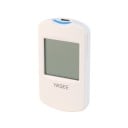 Glukometr 3v1 s LCD displejem a perem na odběr krve pro měření glukózy ketolátek a kyseliny močové v jednotkách mmol/l bílý 2