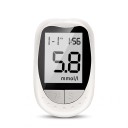 Glukometr s 50 testovacími proužky a 50 lancetami pro měření glykémie v rozsahu 1,1 až 33,3 mmol/l s výsledkem za 7 sekund bílý 3