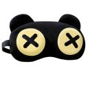 Γλυκιά μάσκα ματιών για παιδιά και ενήλικες 18x11,5 εκ. με θερμαντικό αποτέλεσμα και ισχυρή σκίαση 1