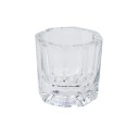 Gobelet en cristal de verre 3,1 x 3,4 cm Pour la poudre acrylique pour ongles Bol pour décoration, modelage des ongles et nettoyage 10