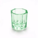 Gobelet en cristal de verre 3,1 x 3,4 cm Pour la poudre acrylique pour ongles Bol pour décoration, modelage des ongles et nettoyage 9