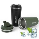 Gobelet isotherme 510 ml en acier inoxydable Isolation sous vide à double paroi Gobelet de voyage pour café et thé Gobelet isotherme résistant avec couvercle Design étanche Maintient la température de la boisson 1