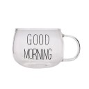 Goedemorgen glazen mok 5