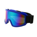 Gogle motocyklowe z kolorowymi szkłami 17 x 7,2 cm Gogle motocyklowe wykonane z PC i ABS Wytrzymałe okulary sportowe chroniące przed wiatrem i kurzem 6