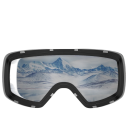 Gogle narciarskie UV400 17,8 x 9,8 cm Unisex żółta soczewka wzmacniająca światło Twarda osłona Miękka torba materiałowa Ochronne gogle 4