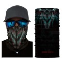 Gola masculina com estampado - preto 2