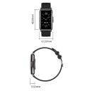 Goldene Smartwatch 31,50 mm Display 46 mm Vollbild-Touch-Fitnessuhr Gesundheitsmonitor Herzfrequenz Schlaf Sauerstoff Druck Schritte mit Ersatzarmband 2