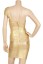 Goldenes One-Shoulder-Kleid 2