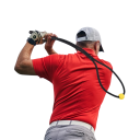 Golfové švihové lano s míčkem 96 cm tréninkový trenažér pro nácvik správného držení těla a tempa swingu pro hráče golfu i začátečníky 9