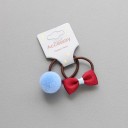 Gomma per capelli con decorazione - 2 pz 18