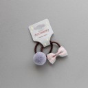 Gomma per capelli con decorazione - 2 pz 19